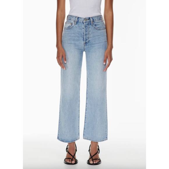 Aritzia Denim - EUC Aritzia Denim Forum Farrah High Rise Wide Leg Jean